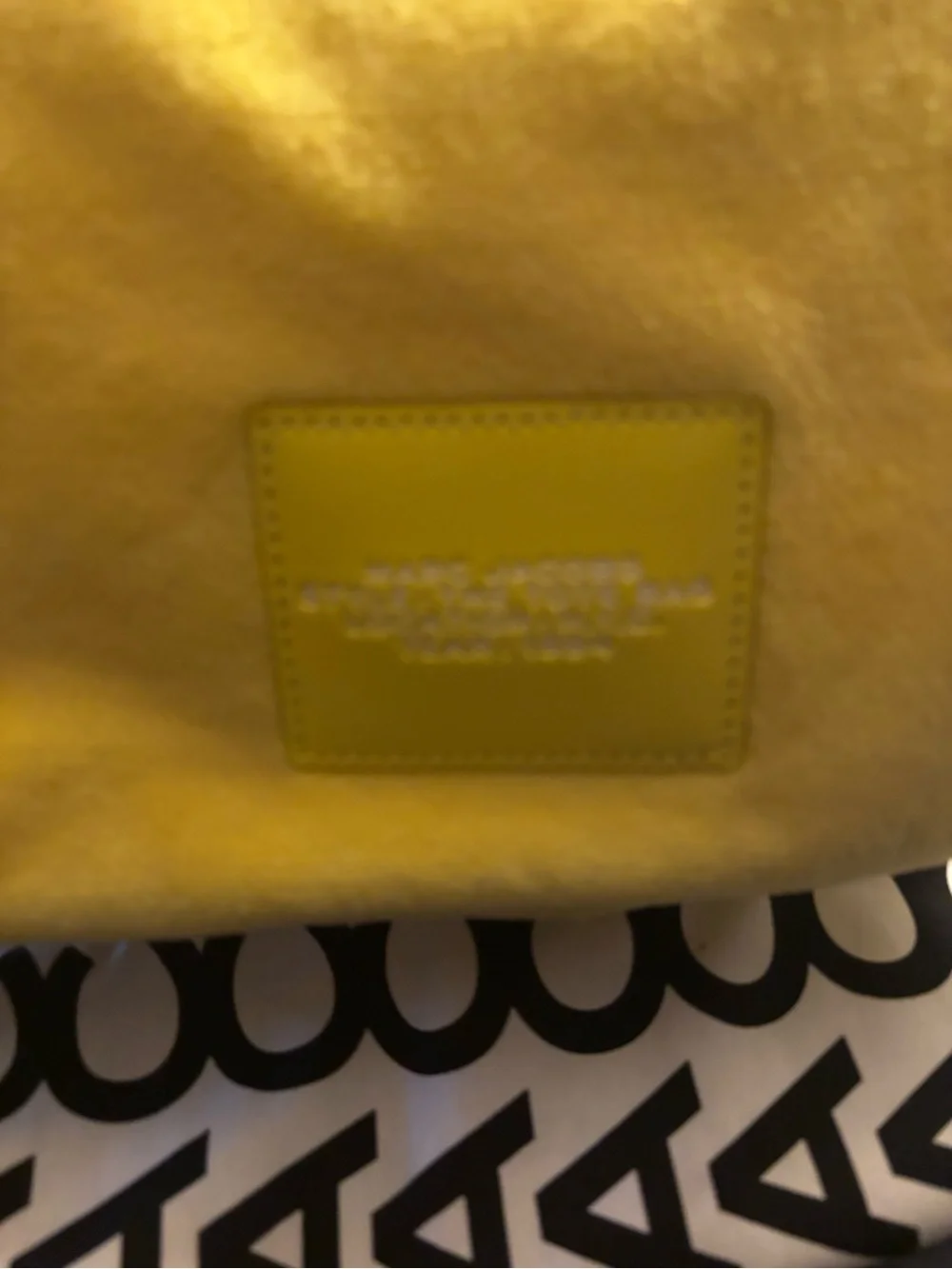 NWT Marc Jacob’s the terry small tote bag yellow